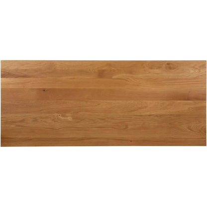 Profecto Modern Oak Wood Desk With Drawers-Home Office Desks-Moe's Home-LOOMLAN