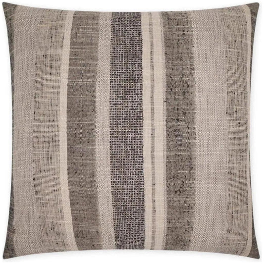 Prologue Onyx Stripes Grey Large Throw Pillow Insert - LOOMLAN - D.V. Kap - Throw Pillows