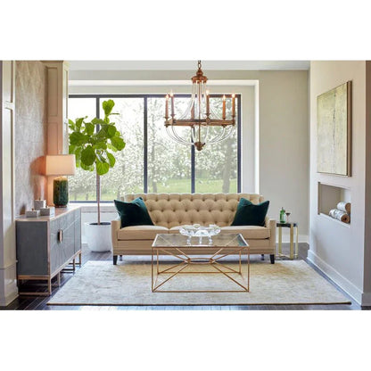 Prospect Gold Lighting Fixture Chandelier - LOOMLAN - Wildwood - Chandeliers