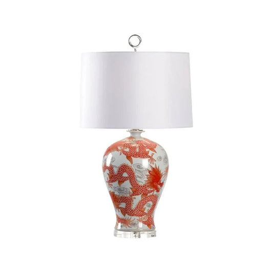 Prosperity Porcelain Made Table Lamp - LOOMLAN - Wildwood - Table Lamps