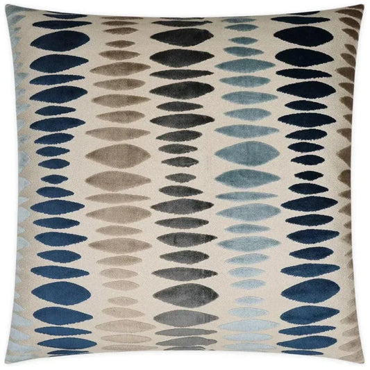 Prospero Mineral Abstract Blue Mist Large Throw Pillow - LOOMLAN - D.V. Kap - Throw Pillows