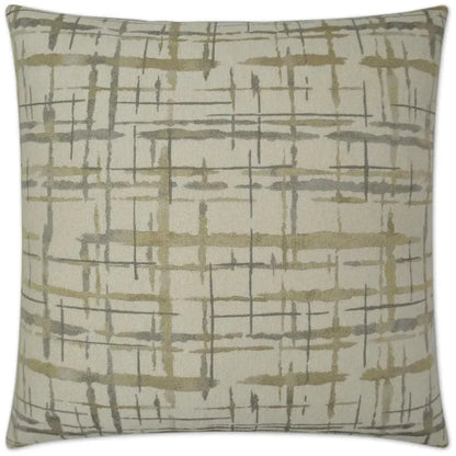 Protraction Pewter Brown Throw Pillow Insert - LOOMLAN - D.V. Kap - Throw Pillows