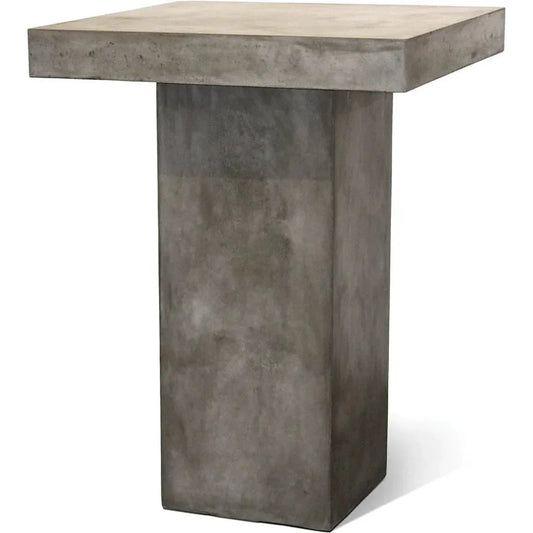 Provence Bar Table - Slate Grey Outdoor Bar Table-Outdoor Dining Tables-Seasonal Living-LOOMLAN