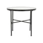 Provence Iron Round Outdoor Bistro Table-Outdoor Dining Tables-Sunset West-LOOMLAN