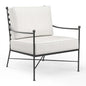 Provence Sunbrella Outdoor Club Chair-Outdoor Accent Chairs-Sunset West-Canvas Flax-LOOMLAN