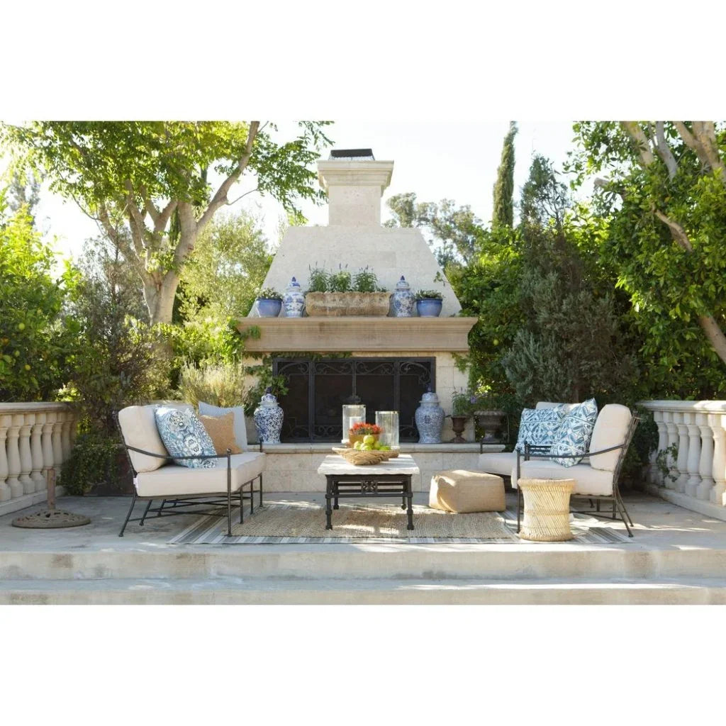 Provence Sunbrella Outdoor Couch - LOOMLAN - Sunset West - Outdoor Sofas & Loveseats