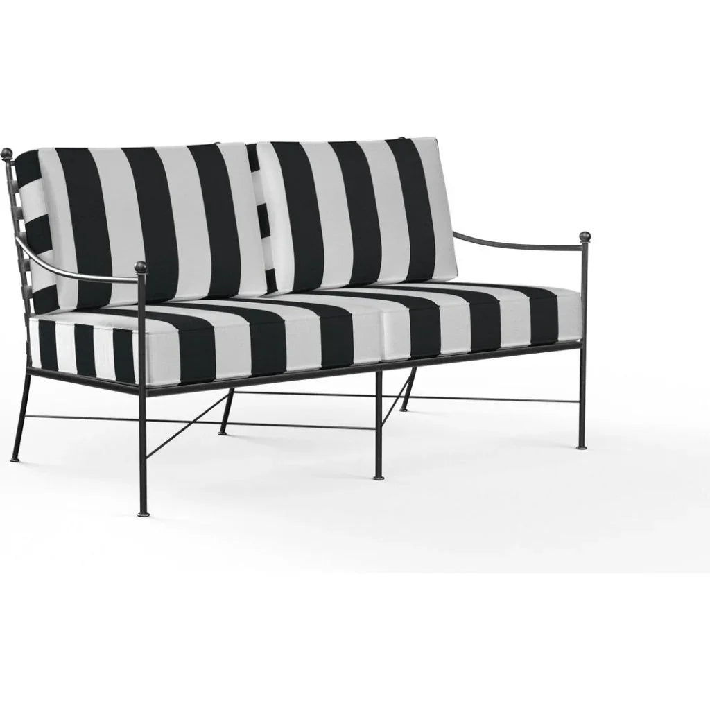 Provence Sunbrella Outdoor Loveseat - LOOMLAN - Sunset West - Outdoor Sofas & Loveseats