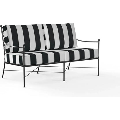 Provence Sunbrella Outdoor Loveseat - LOOMLAN - Sunset West - Outdoor Sofas & Loveseats