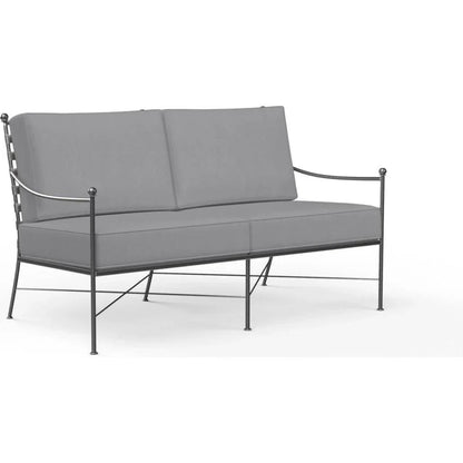 Provence Sunbrella Outdoor Loveseat - LOOMLAN - Sunset West - Outdoor Sofas & Loveseats
