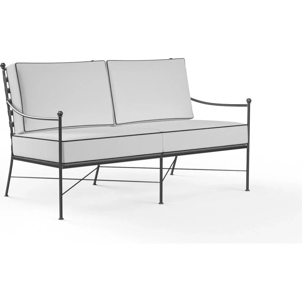 Provence Sunbrella Outdoor Loveseat - LOOMLAN - Sunset West - Outdoor Sofas & Loveseats
