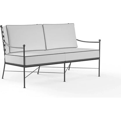 Provence Sunbrella Outdoor Loveseat - LOOMLAN - Sunset West - Outdoor Sofas & Loveseats