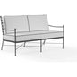 Provence Sunbrella Outdoor Loveseat - LOOMLAN - Sunset West - Outdoor Sofas & Loveseats