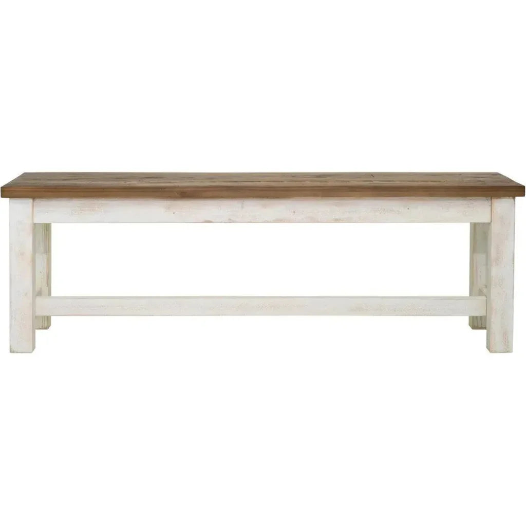 Provence Wood Brown Bench - LOOMLAN - LH Imports - Dining Benches
