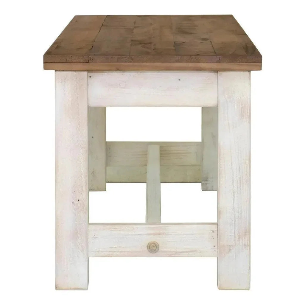 Provence Wood Brown Bench - LOOMLAN - LH Imports - Dining Benches