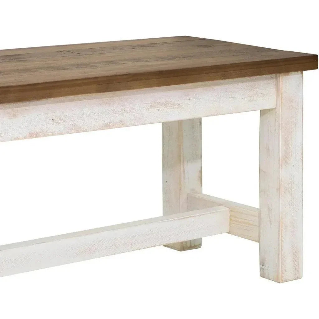 Provence Wood Brown Bench - LOOMLAN - LH Imports - Dining Benches