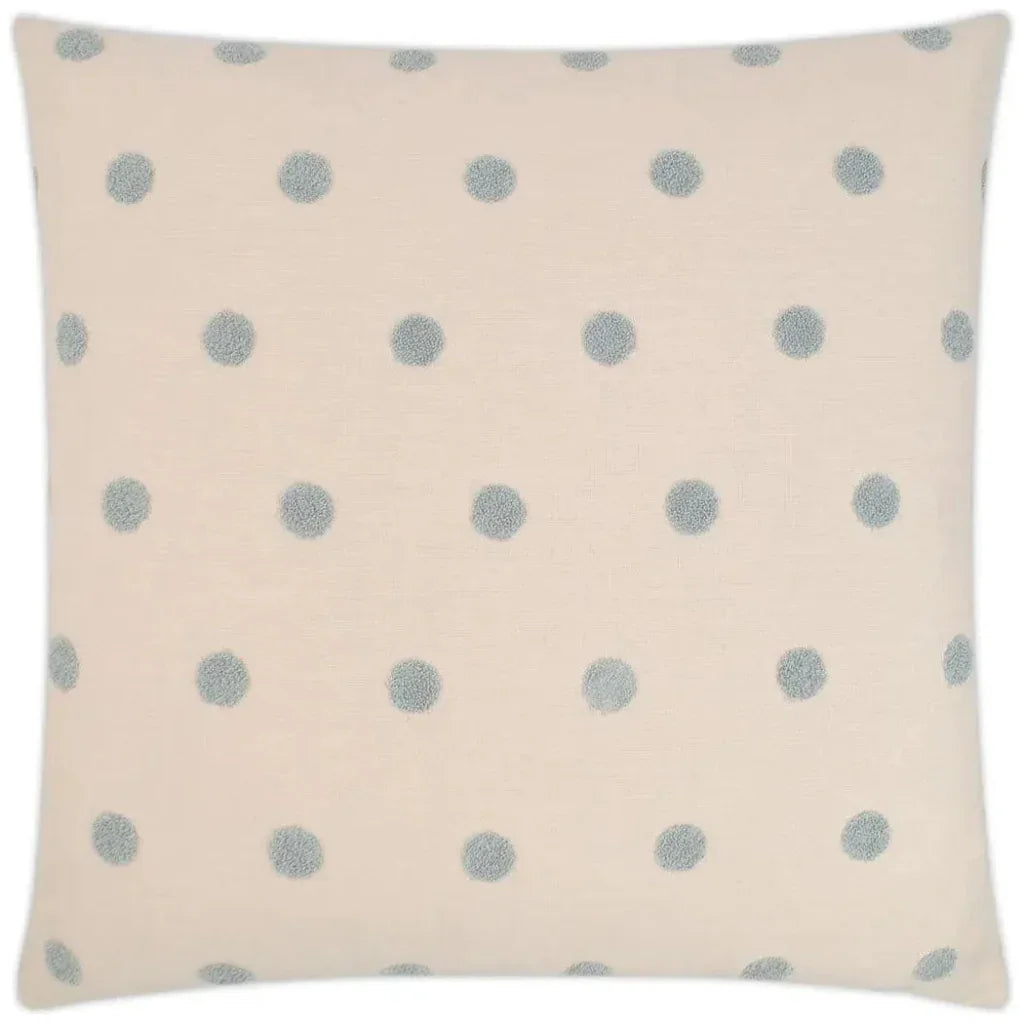 Puff Dotty Pink Throw Pillow With Insert - LOOMLAN - D.V. Kap - Throw Pillows