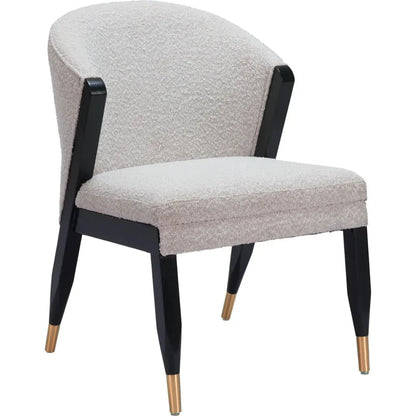 Pula Misty Gray Armless Dining Chair - LOOMLAN - Zuo Modern - Dining Chairs