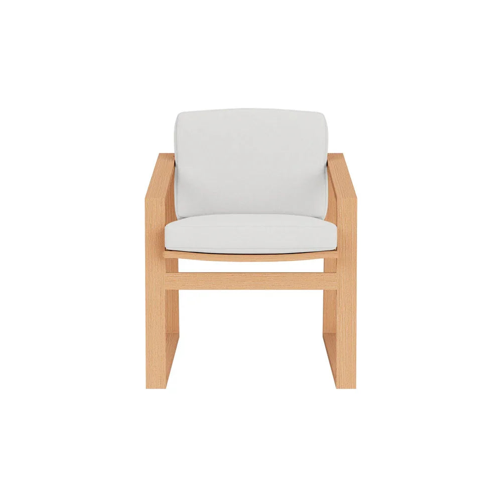 Pursuit Aluminum Outdoor Dining Armchair-Outdoor Dining Chairs-Lloyd Flanders-LOOMLAN