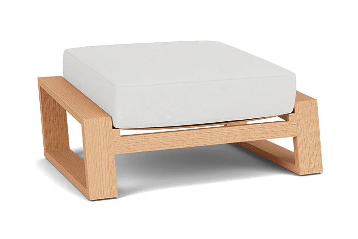 Pursuit Aluminum Outdoor Ottoman-Outdoor Ottomans-Lloyd Flanders-LOOMLAN