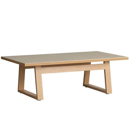 Pursuit Aluminum Rectangular Outdoor Cocktail Table-Outdoor Coffee Tables-Lloyd Flanders-LOOMLAN