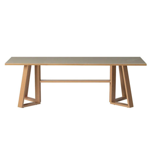 Pursuit Aluminum Rectangular Outdoor Dining Table-Outdoor Dining Tables-Lloyd Flanders-LOOMLAN