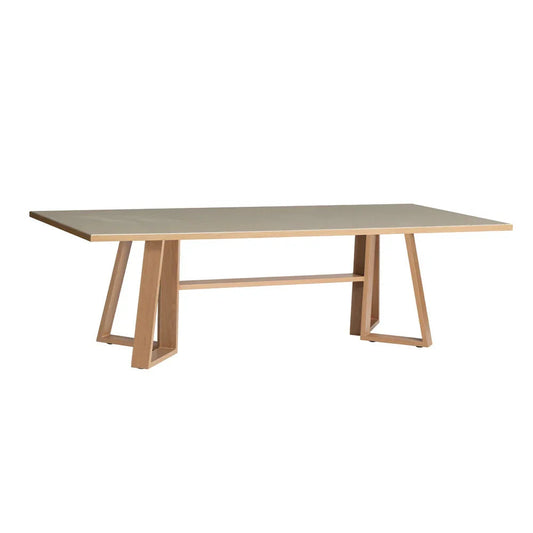 Pursuit Aluminum Rectangular Outdoor Dining Table-Outdoor Dining Tables-Lloyd Flanders-LOOMLAN