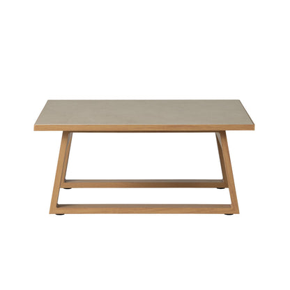 Pursuit Aluminum Square Outdoor Cocktail Table-Outdoor Coffee Tables-Lloyd Flanders-LOOMLAN