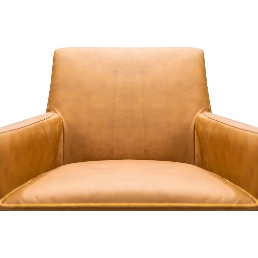 Puzzle Comfort Design Leather Chair - LOOMLAN - Olivia + Quinn - Club Chairs