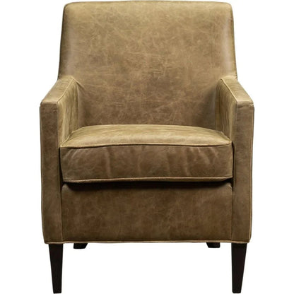 Puzzle Comfort Design Leather Chair - LOOMLAN - Olivia + Quinn - Club Chairs