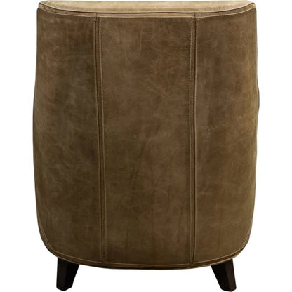 Puzzle Comfort Design Leather Chair - LOOMLAN - Olivia + Quinn - Club Chairs