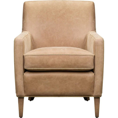 Puzzle Comfort Design Leather Chair - LOOMLAN - Olivia + Quinn - Club Chairs