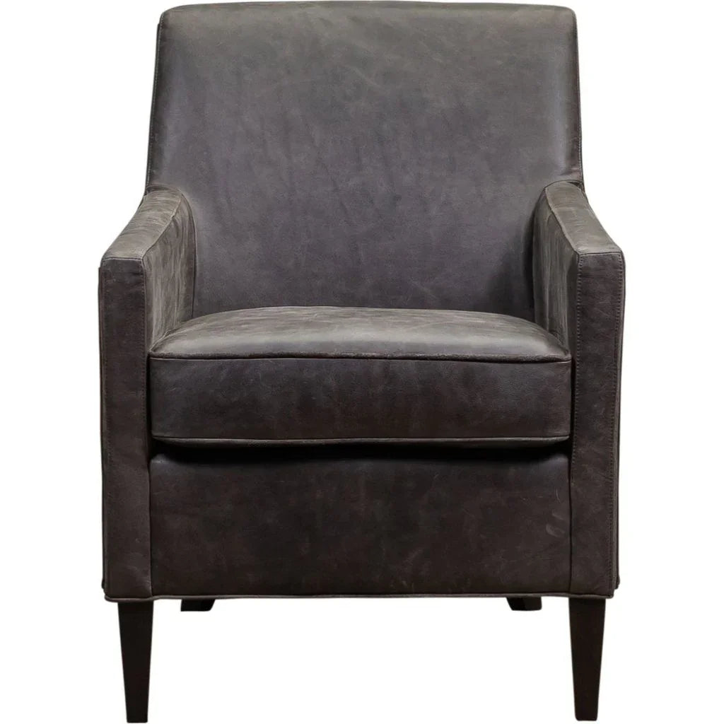 Puzzle Comfort Design Leather Chair - LOOMLAN - Olivia + Quinn - Club Chairs
