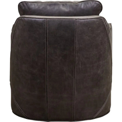 Puzzle Modern Stylish Leather Swivel Chair - LOOMLAN - Olivia + Quinn - Club Chairs