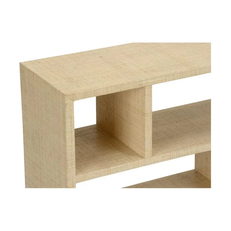 Puzzlea Raffia Warp Etagere-Etageres-Chelsea House-LOOMLAN