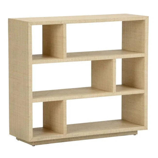 Puzzlea Raffia Warp Etagere-Etageres-Chelsea House-LOOMLAN