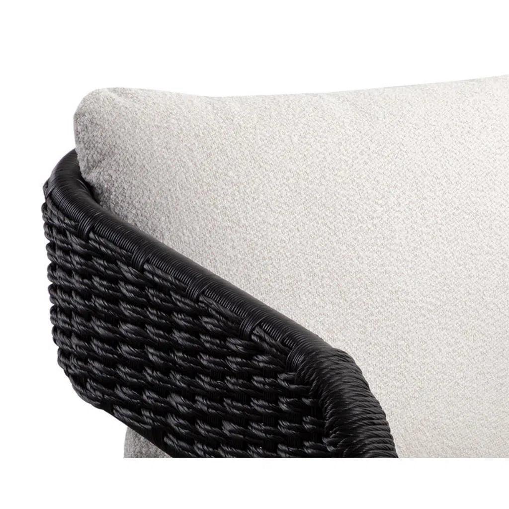 Pylos Fabric Outdoor Dining Armchair-Outdoor Dining Chairs-SUNPAN-LOOMLAN