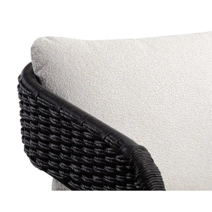 Pylos Fabric Outdoor Dining Armchair-Outdoor Dining Chairs-SUNPAN-LOOMLAN