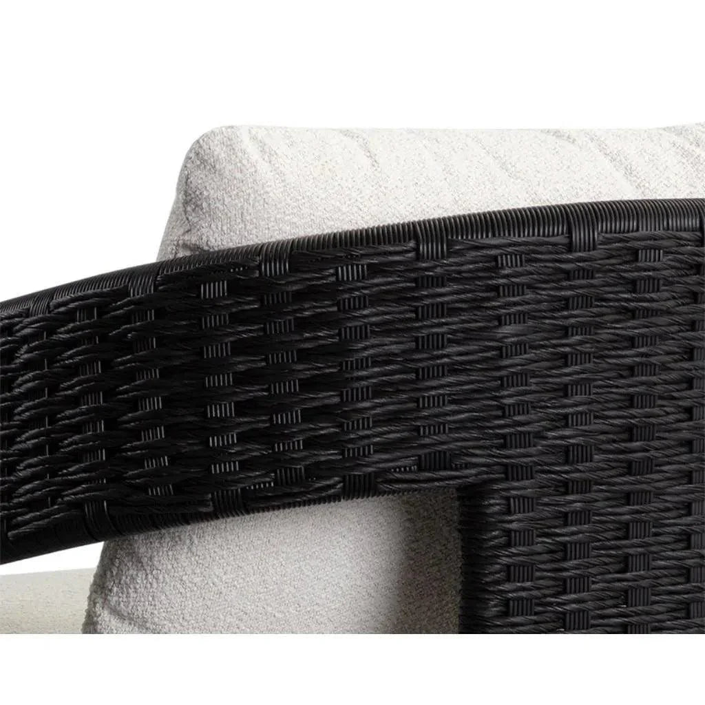 Pylos Fabric Outdoor Dining Armchair-Outdoor Dining Chairs-SUNPAN-LOOMLAN