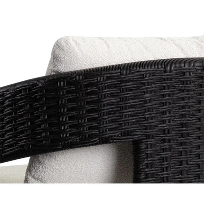 Pylos Fabric Outdoor Dining Armchair-Outdoor Dining Chairs-SUNPAN-LOOMLAN