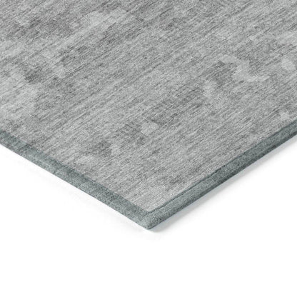 Pyrelle Gray Washable Indoor - Outdoor Rug - LOOMLAN - LOOMLAN Rugs - Outdoor Rugs