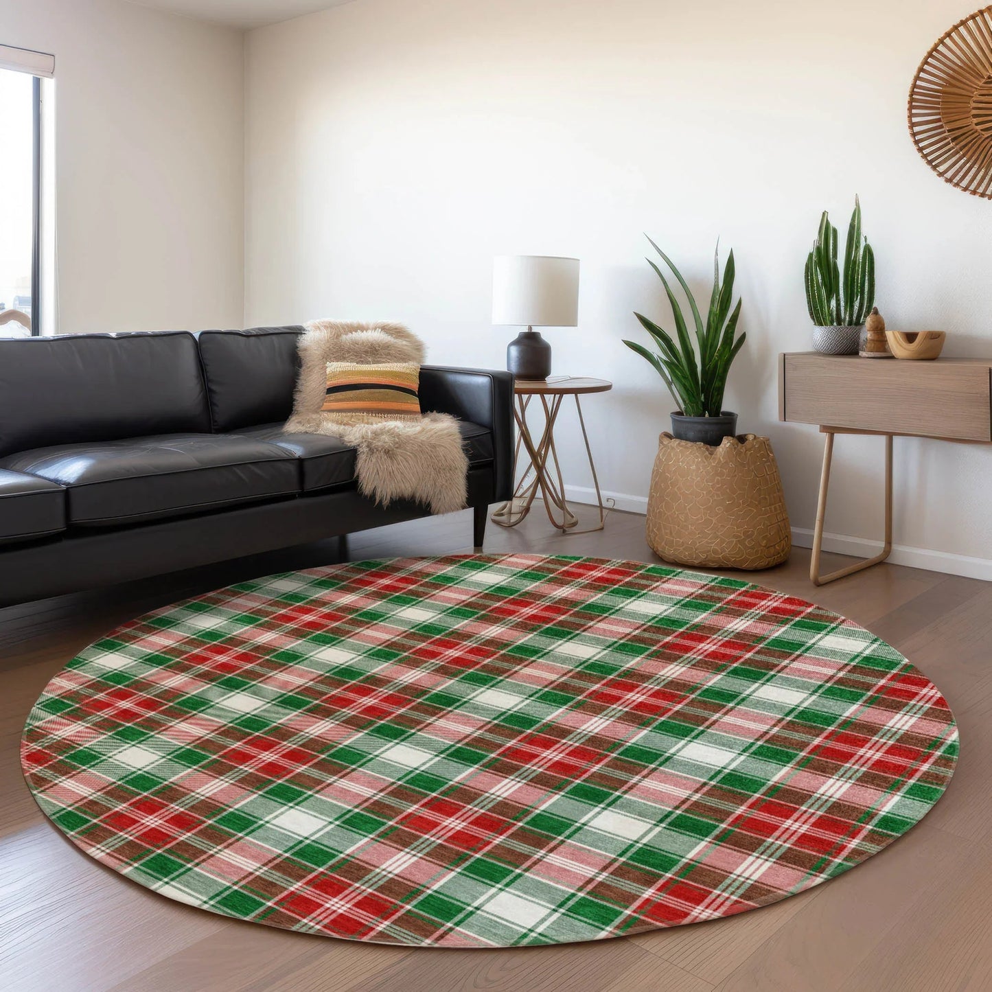 Quaanor Emerald Washable Indoor-Outdoor Rug