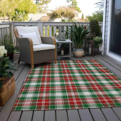 Quaanor Emerald Washable Indoor-Outdoor Rug