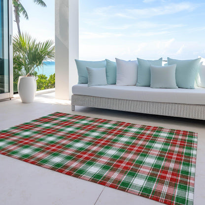 Quaanor Emerald Washable Indoor-Outdoor Rug