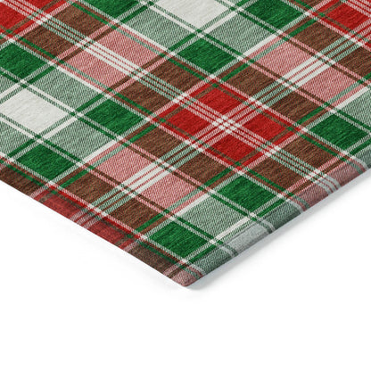 Quaanor Emerald Washable Indoor-Outdoor Rug