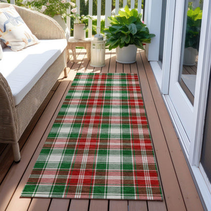 Quaanor Emerald Washable Indoor-Outdoor Rug