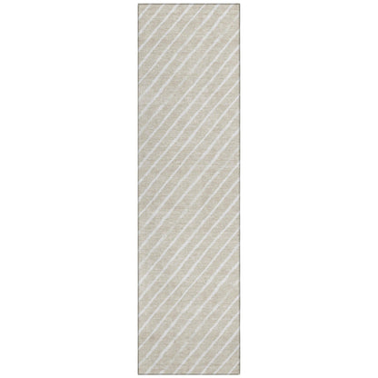 Quaara Brown Washable Indoor-Outdoor Rug