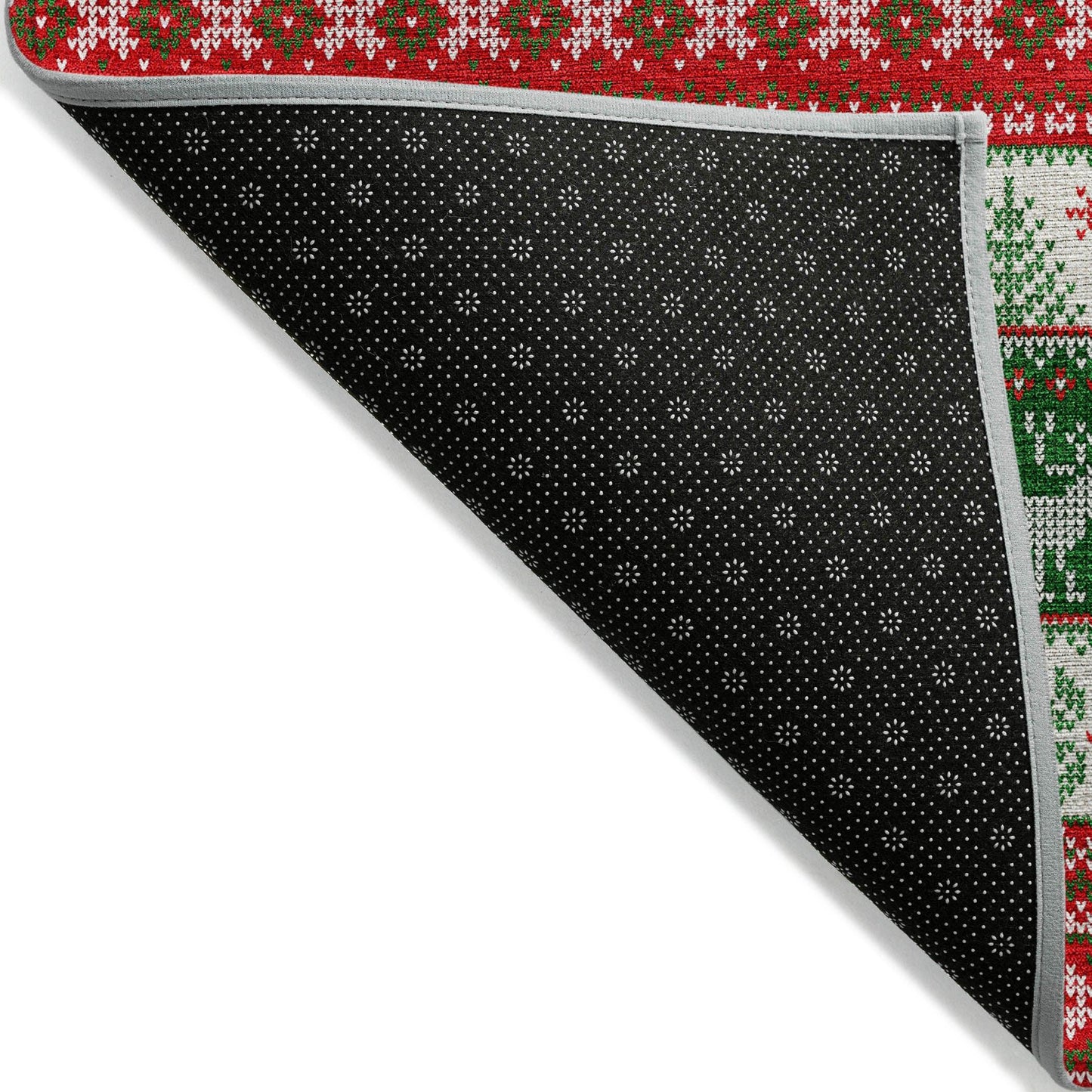 Quaara Red Washable Indoor-Outdoor Rug