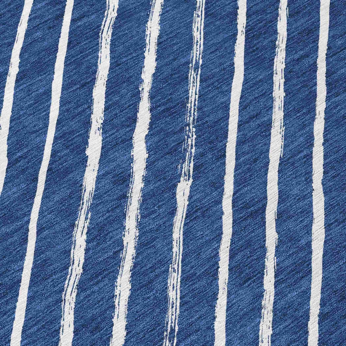 Quaaris Blue Washable Indoor-Outdoor Rug