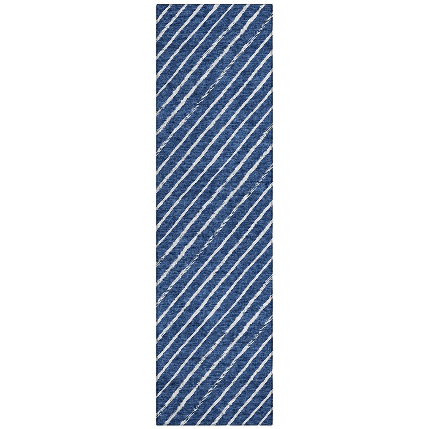 Quaaris Blue Washable Indoor-Outdoor Rug