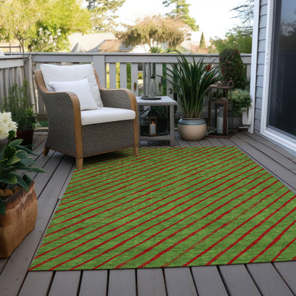 Quaaris Fern Washable Indoor-Outdoor Rug